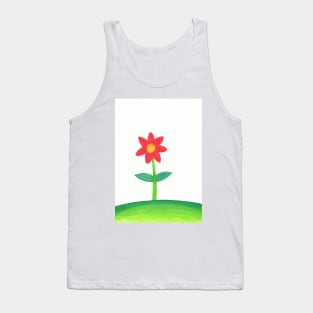 Watercolour Flower Tank Top